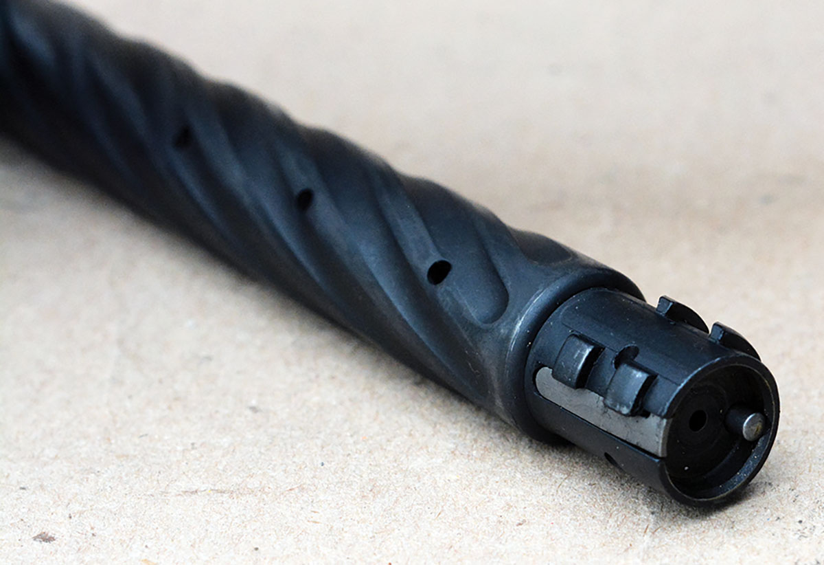 Due to the 6.5 RPM’s rebated rim, it can be housed in the Mark V rifle with the smaller 6-lug action.